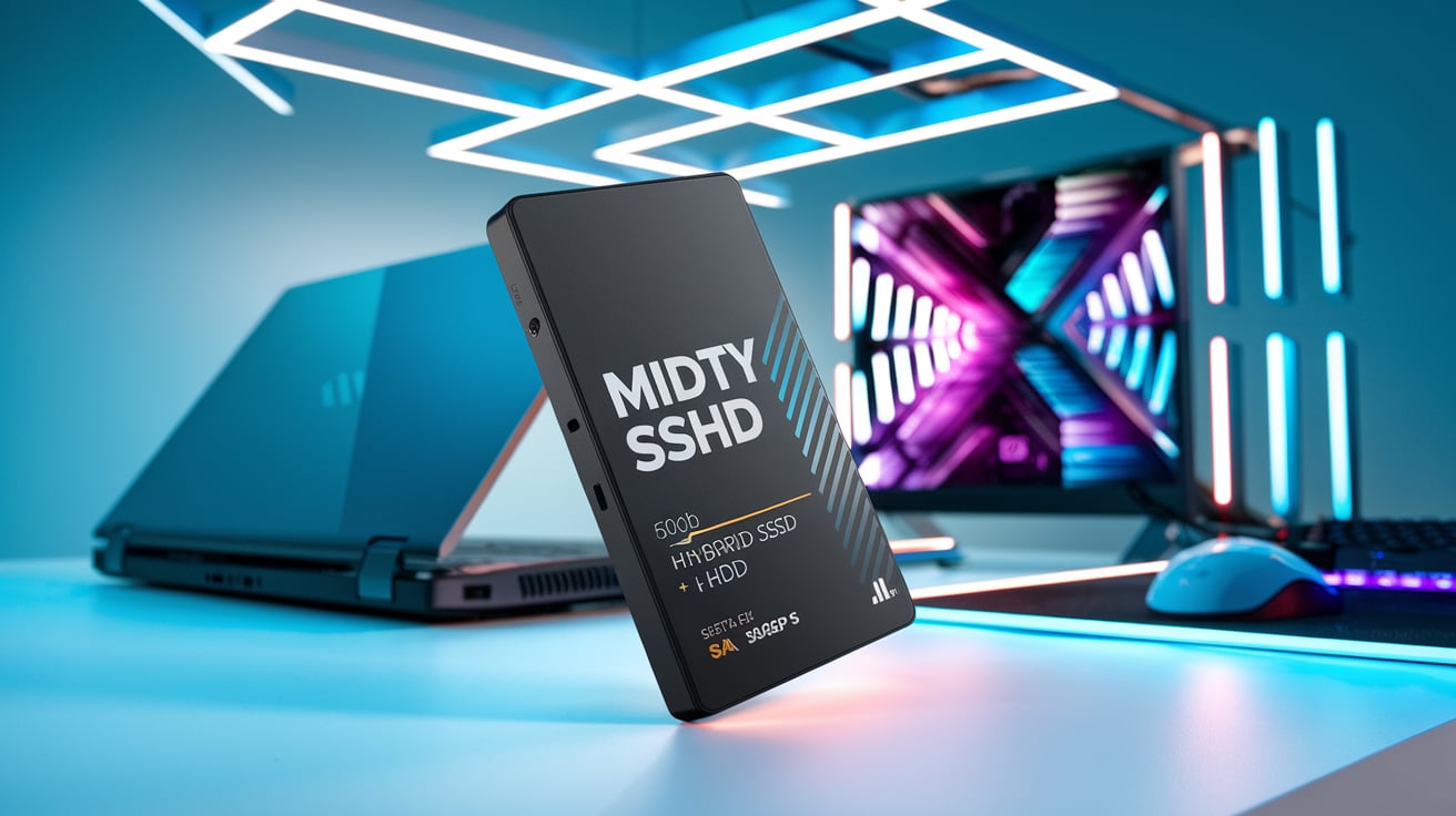 Midty SSHD Pour 500gb 2.5 “Sata 3 Gb/S Maroc